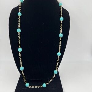 Heidi Daus Faux Turquoise Necklace